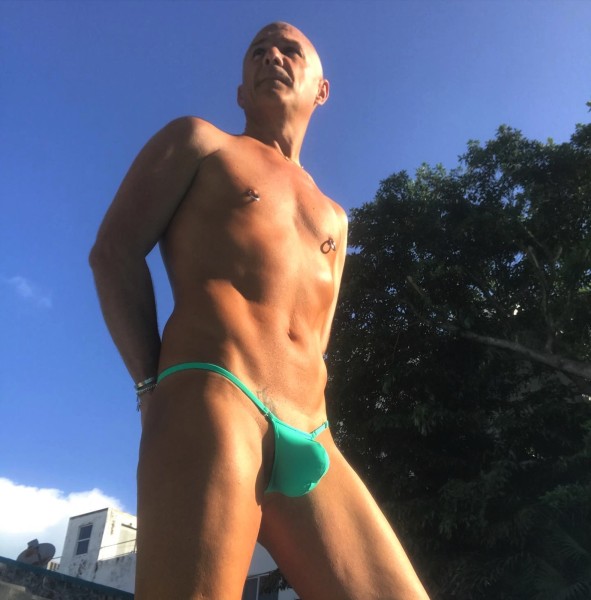 COCK- BAG FAN- STRING micro String- Thong - uni matt mint